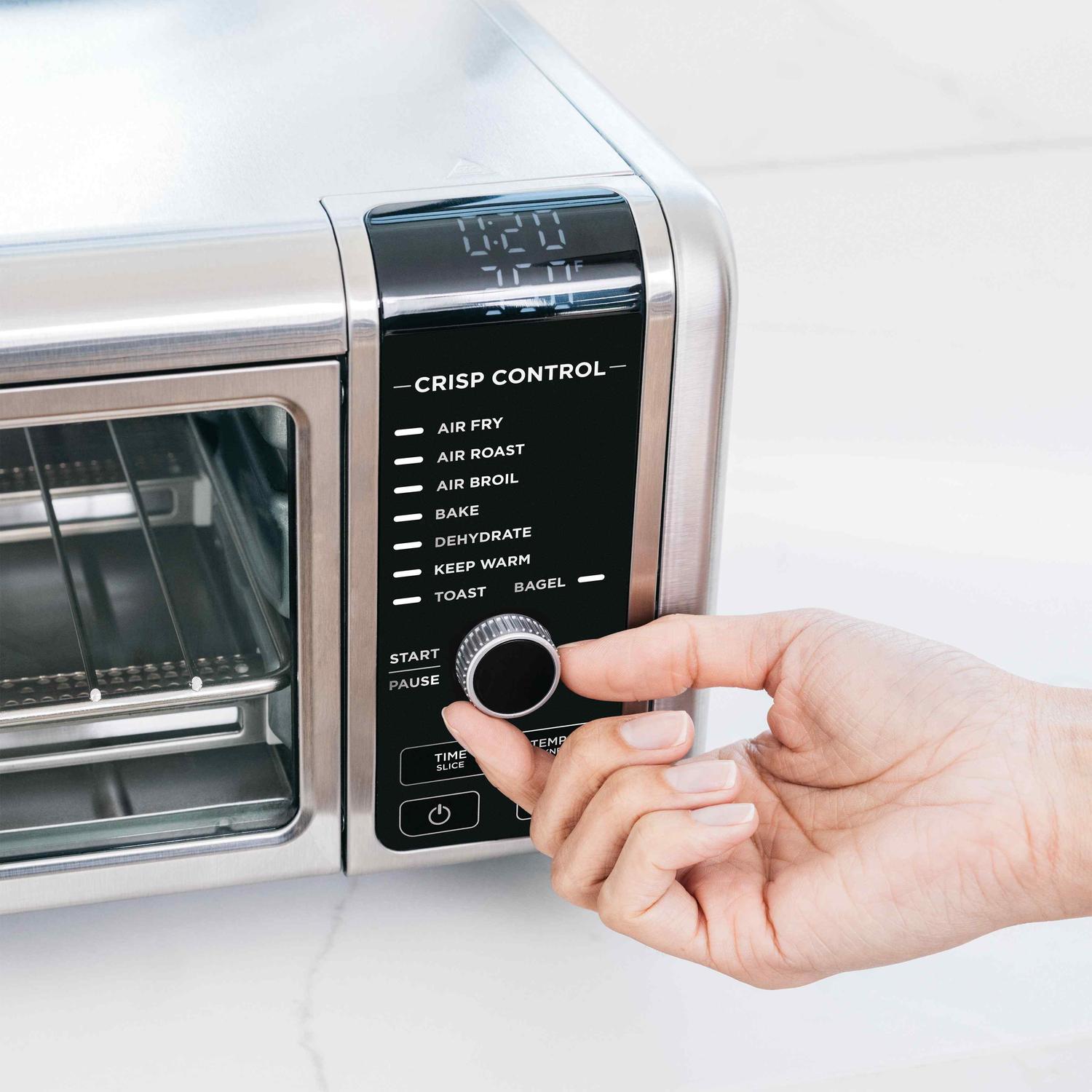 Funciones de horno eléctrico de convección con Air Fryer 8 en 1